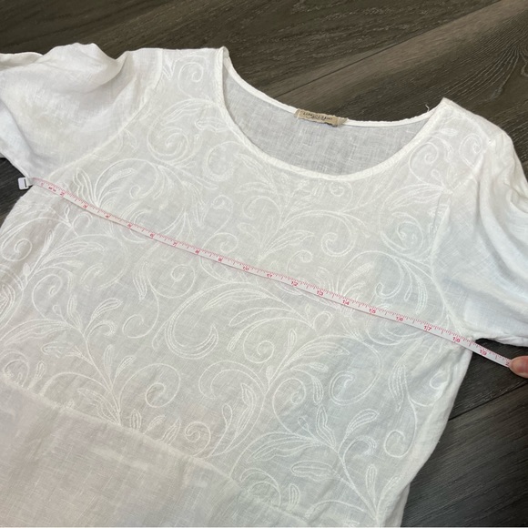 Lungo L’Arno Italian Linen Roll Tab Top - Picture 8 of 9